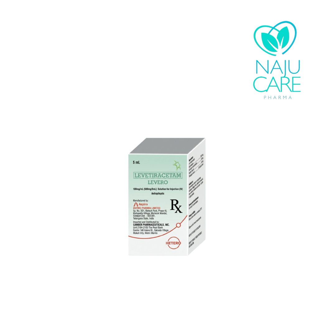 LEVETIRACETAM 100mg/mL Solution For Injection IV (Levero)