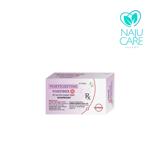 VORTIOXETINE 20mg Film Coated Tablet (Vortinex-20)