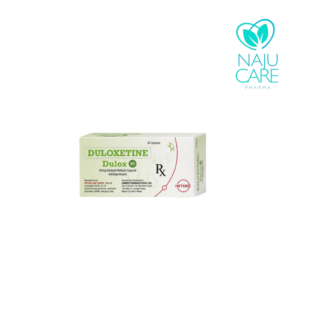 DULOXETINE 60mg Delayed Release Capsule (Dulox)