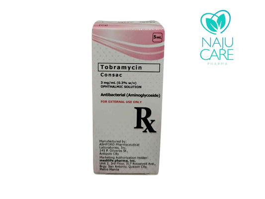 TOBRAMYCIN 5ML OPHTALMIC SOLUTION (Consac)