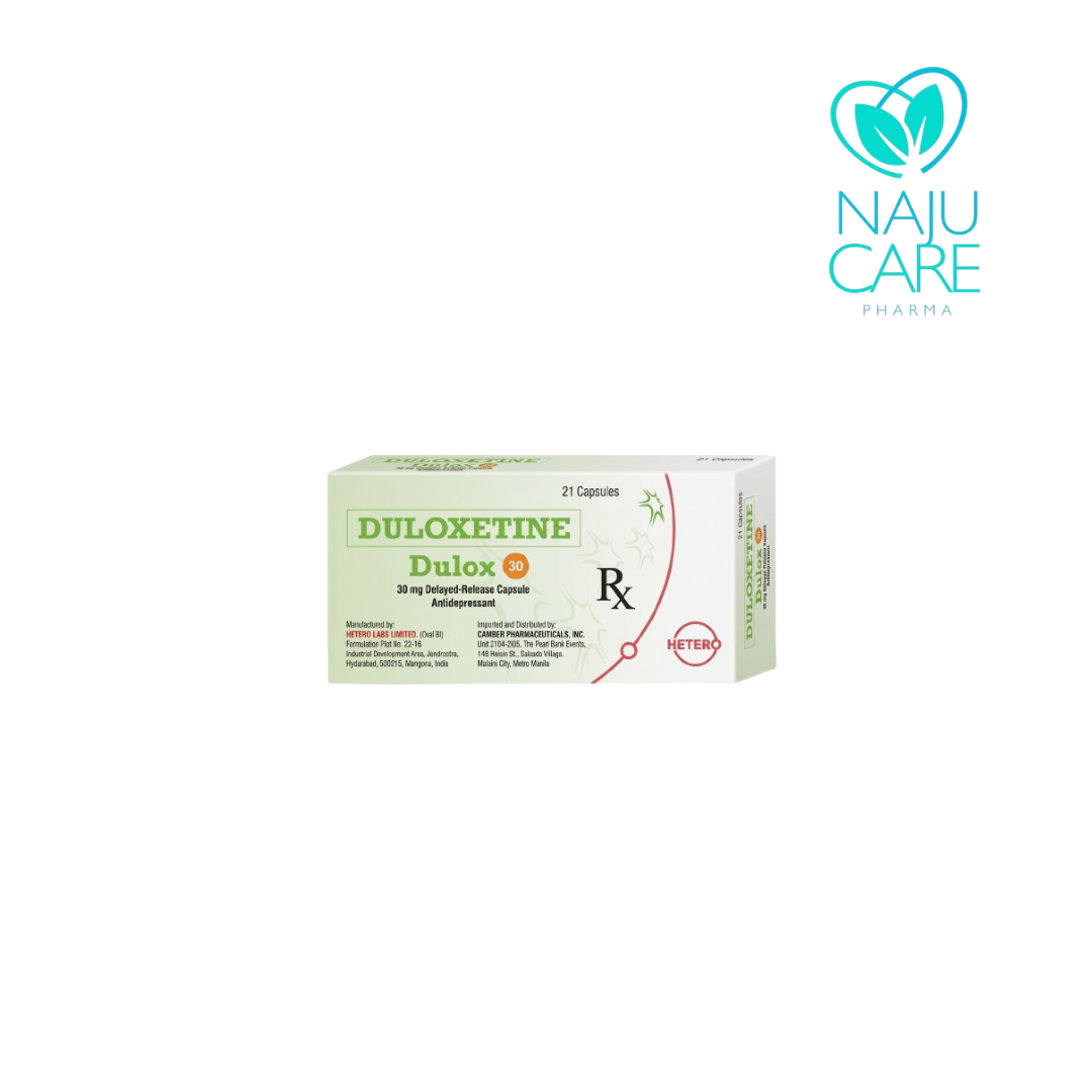 DULOXETINE 30mg Delayed Release Capsule (Dulox)